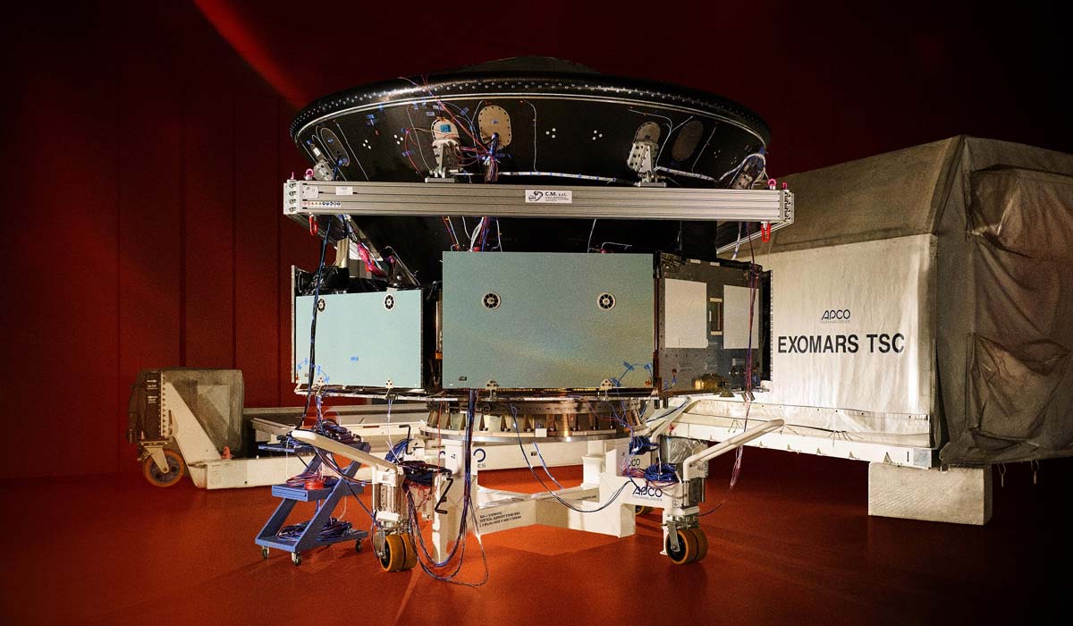 Структурные модели миссии ExoMars прибыли в Канны для испытаний — Thales Alenia Space