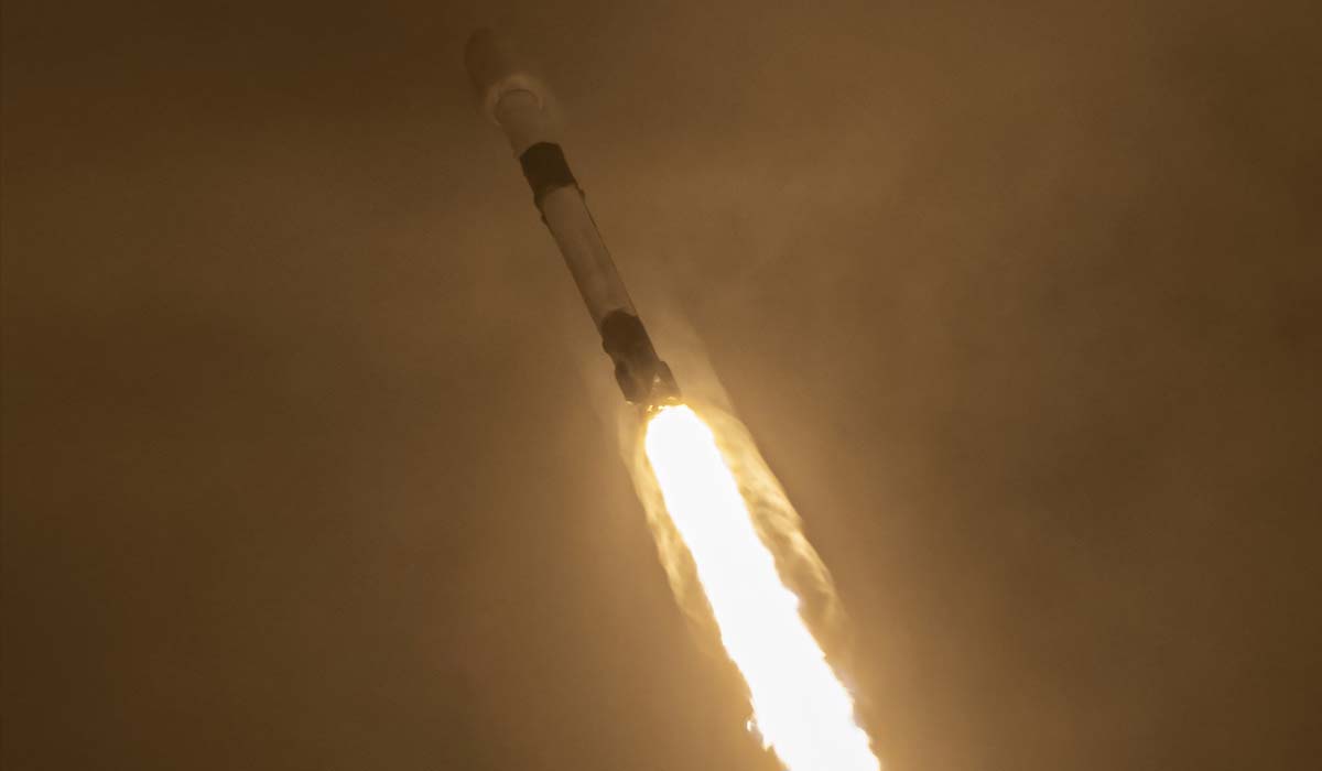 Запуск ракеты Falcon 9 Block 5 со спутником Ovzon-3