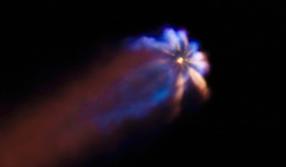 Запуск ракеты Falcon 9 Block 5 со спутником RRT-1 (GPS III SV10)