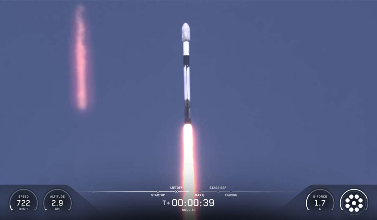 Ракета Falcon 9 Block 5 со спутниками NROL-48