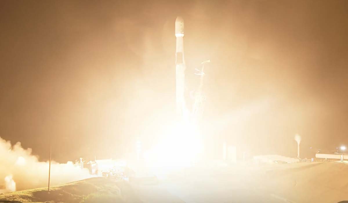 Запуск ракеты Falcon 9 Block 5 со спутником COSMO-SkyMed Second Generation