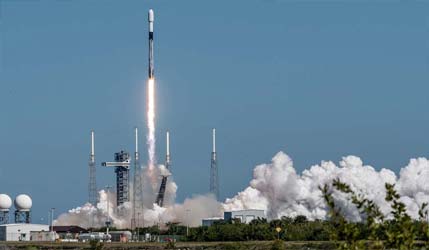 Запуск ракеты Falcon 9