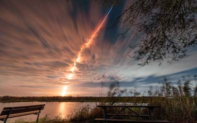 Запуск ракеты Falcon 9 Block 5 со спутником PACE (Plankton, Aerosol, Cloud, ocean Ecosystem)