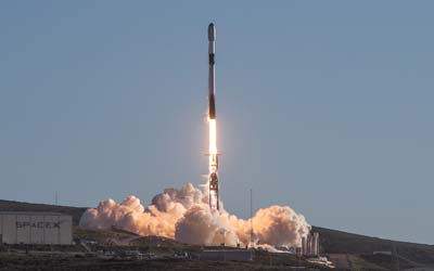 Запуск ракеты Falcon 9 Block 5 со спутниками Starlink Group 7-13