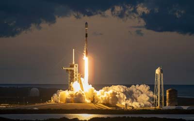 Запуск ракеты Falcon 9 Block 5 со спутником Optus-X/TD7