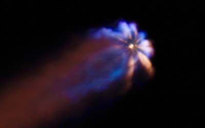 Запуск ракеты Falcon 9 Block 5 со спутником RRT-1 (GPS III SV10)