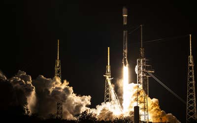 Ракета Falcon 9 Block 5 стартует со спутником Thuraya 4-NGS