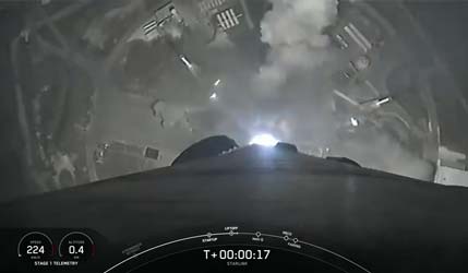 Запуск ракеты Falcon 9 Block 5 Group 6-74