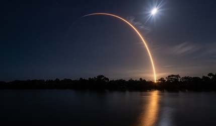 Запуск ракети Falcon 9 Block 5 із супутником Dror-1