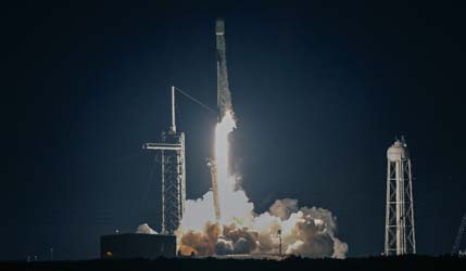 Запуск ракеты Falcon 9 Block 5 с космопланом OTV-8