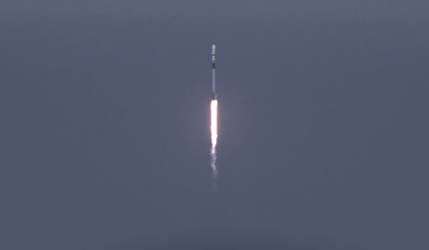 Запуск ракеты Falcon 9 Block 5