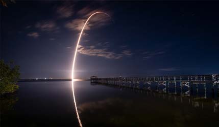 Запуск ракеты Falcon 9 Block 5 со спутниками Starlink Group 6-85