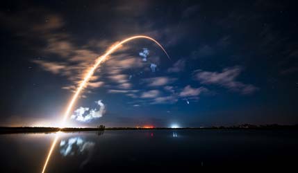 Запуск ракеты Falcon 9 Block 5 со спутниками Starlink Group 6-86