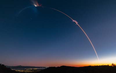 Запуск ракеты Firefly Alpha