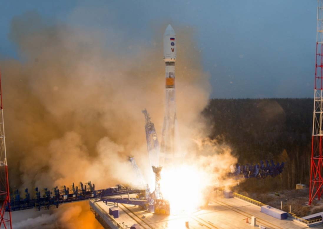 Старт російського корабля "Союз-2.1б" з супутником серії Тундра — «Космос-2563»