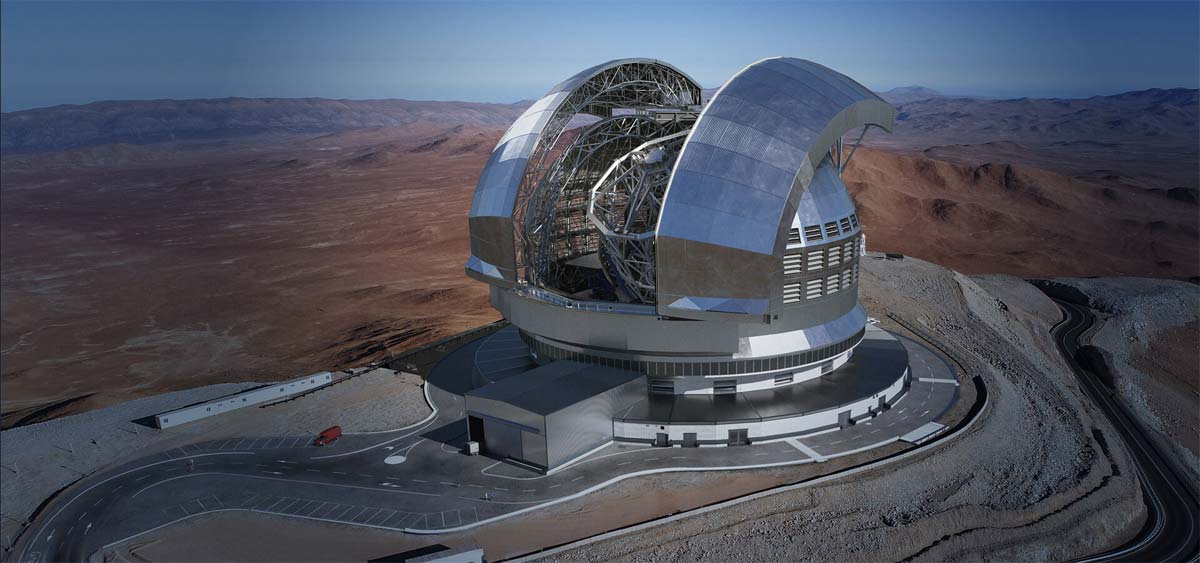 Вигляд Extremely Large Telescope (ELT)