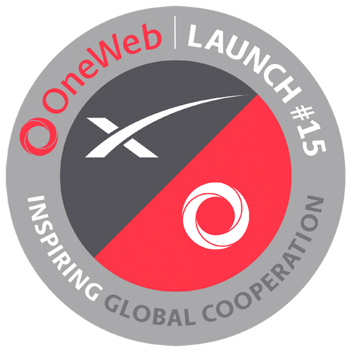 Логотип місії SpaceX OneWeb 15