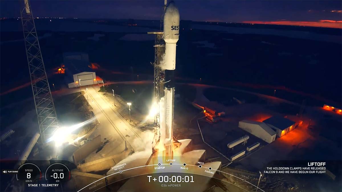 SpaceX 16 грудня запускає 2 телекомунікаційні супутники на орбіту в знаковій 200-й місії