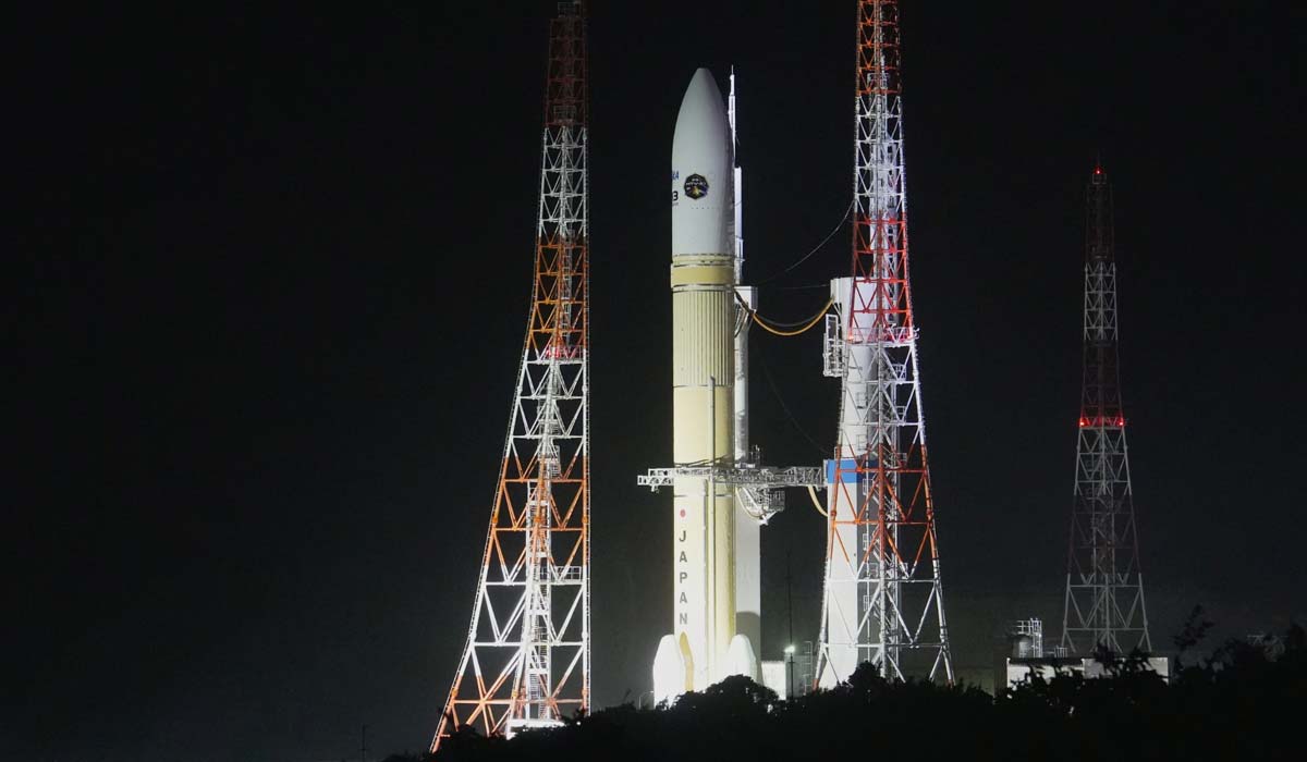 Японская ракета H3 на стартовой площадке