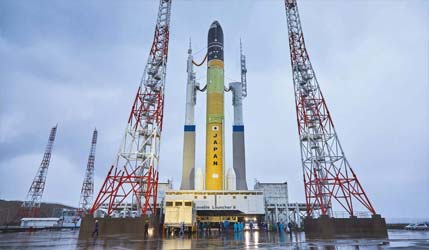 Ракета H3 на стартовом столе