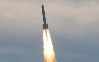 Полет ракеты H3-22 17 февраля 2024 года