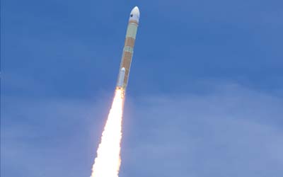 Запуск ракеты H3-22