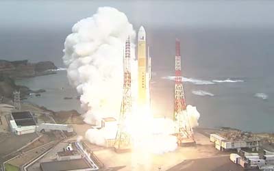 Запуск ракеты H3-22