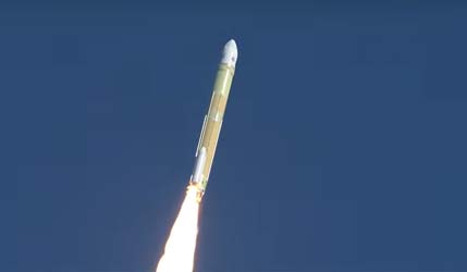 Взлет ракеты H3-22S со спутником Michibiki 5 22 декабря 2025 года