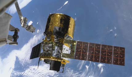 Новый японский грузовой корабль HTV-X прибыл на Международную космическую станцию