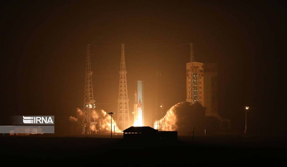 Запуск ракеты Simorgh со спутниками Mahda, Keyhan-2, Hatef-1