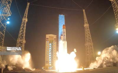 Запуск ракеты Simorgh со спутниками Fakhr-1 & Saman-1