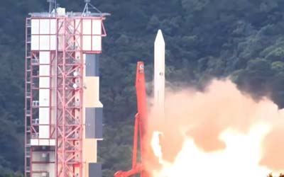 Момент старту JAXA Epsilon 12 жовтня 2022 року
