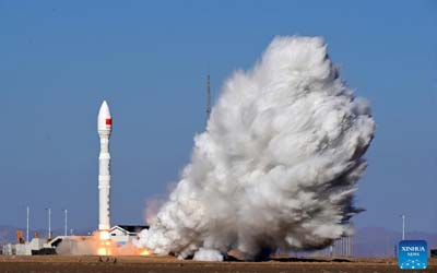 Запуск китайской ракеты Lijian-1 (Kinetica 1)