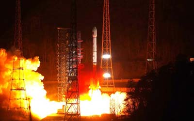 Запуск ракеты Long March 3B/E