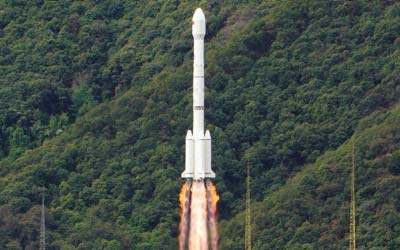 Запуск ракеты Long March 3B/E