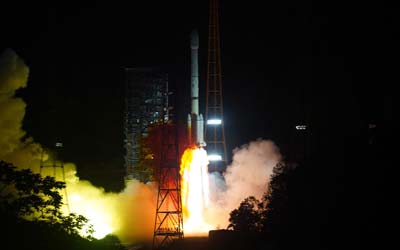 Запуск ракеты Long March 3B/E