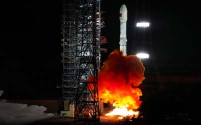 Запуск ракеты Long March 3B/E