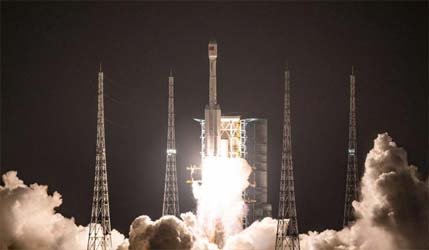 Ракета Long March 7A со спутником ChinaSat 4A