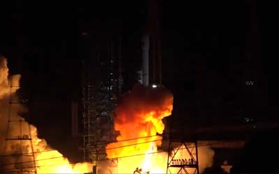 Запуск ракеты Long March 3B/E