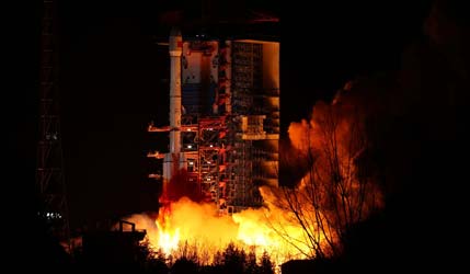 Запуск ракеты Long March 3B із супутником TJSW-15