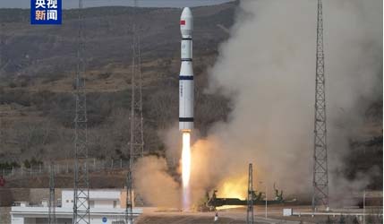 Запуск ракеты Long March 6