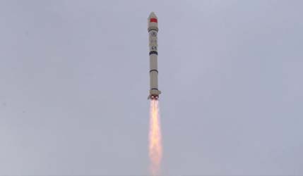 Запуск китайской ракеты Long March 2C