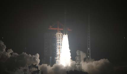 Запуск ракеты Long March 6A с группой спутников SatNet LEO Group 11