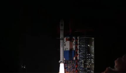 запуск китайской ракеты Long March 2D со спутниками Shiyan 30 03-04