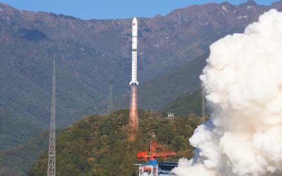 Запуск китайской ракеты Long March 2D со спутниками Yaogan 39 Group 05