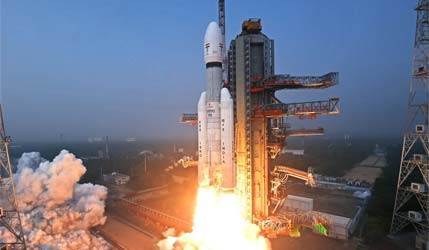 ISRO запустила ракету LVM3