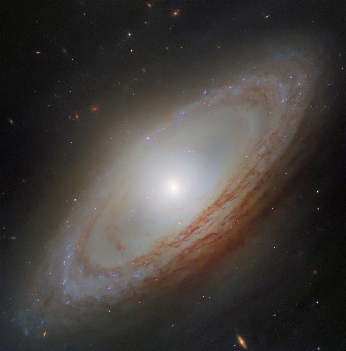 18 сентября NASA опубликовала новое изображение спиральной галактики NGC 4698