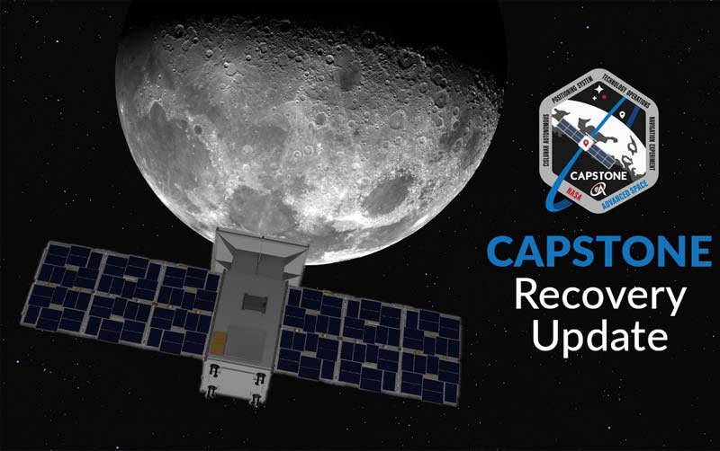 Оновлення від місії CAPSTONE: початкове відновлення успішне