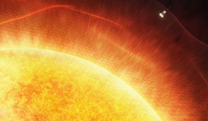 Parker Solar Probe near Sun