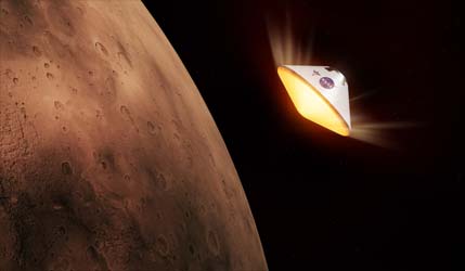 Skyfall Mars Mission aeroshell